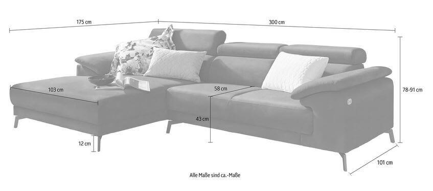 Sofa mit viel Platz